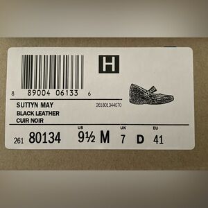 New-Never Worn: Clarks Black Leather Women's Loafers